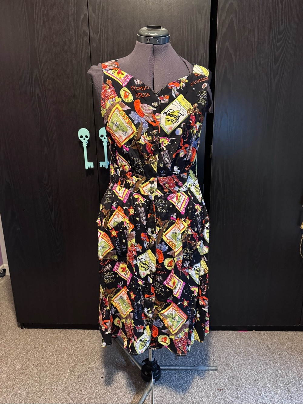 Russian Drinks Vintage Dress